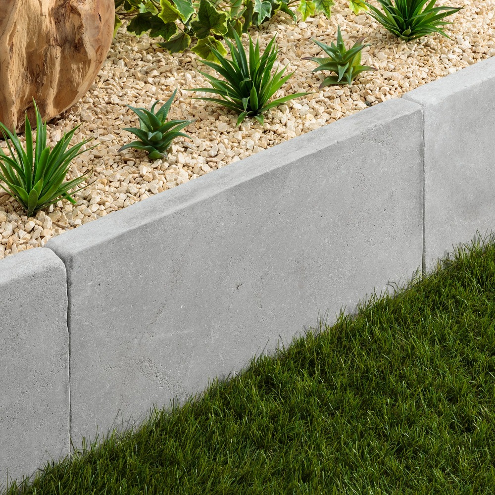 Bordure de jardin pierre de l'atlas gris 61x33x5 cm (à l'unité) - ro'ma nature