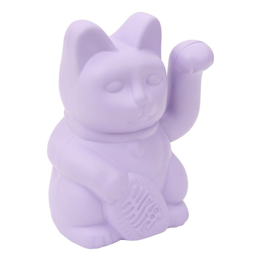 Statuette chat lucky bras amovible 11x8x14cm