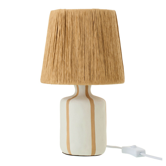 Lampe à poser à rayures