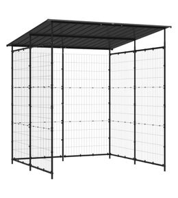 Abri à vélo 190x190x222 cm acier noir