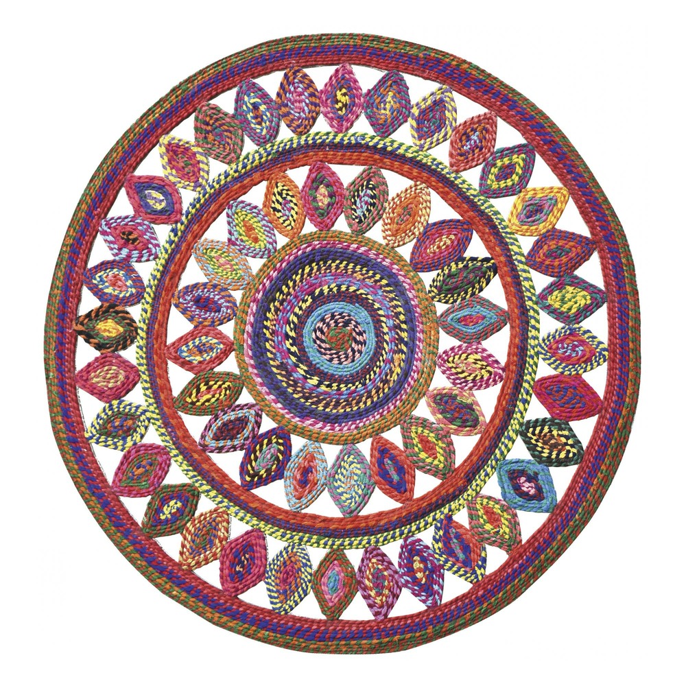 Tapis bowey multicolore diameter 120 cm