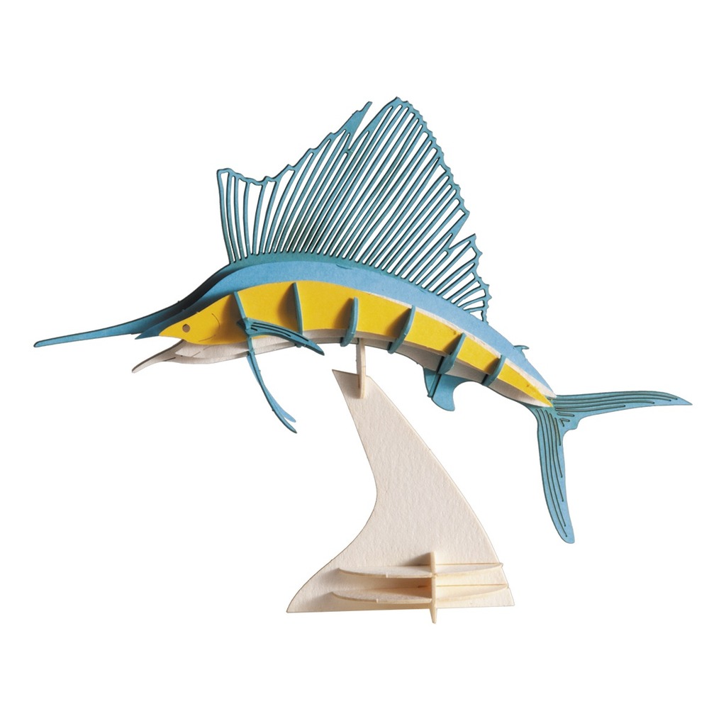 Maquette 3d en papier espadon voilier