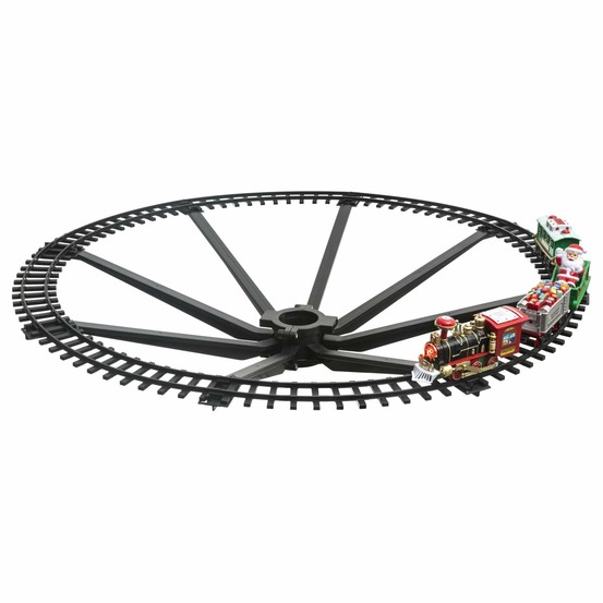 Train électrique pour sapin de noël