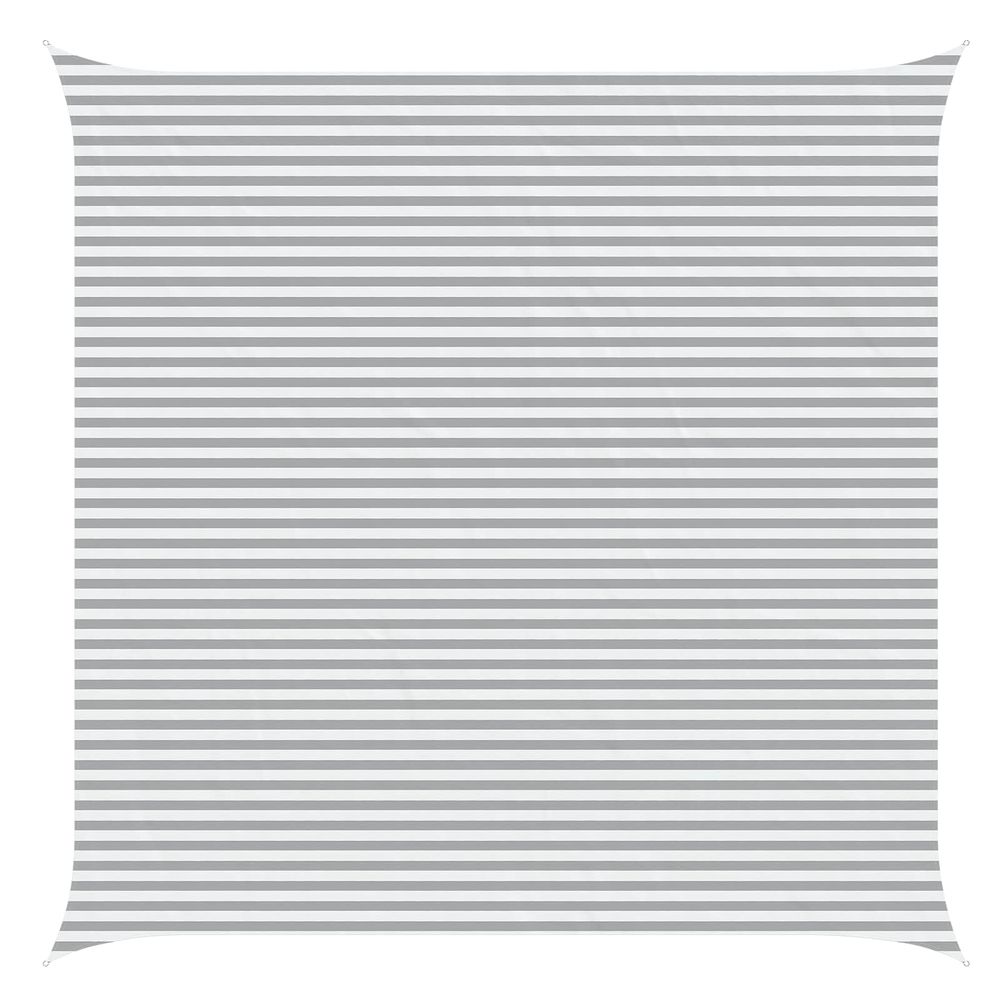 Voile d'ombre 6 x 6 m 100 % polyester oxford carré