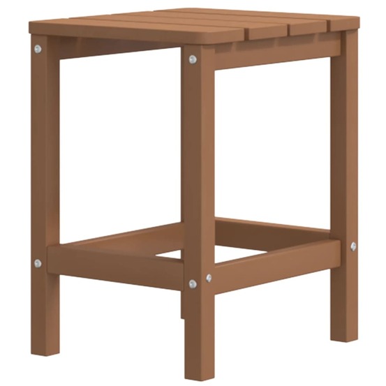 Table de jardin adirondack marron 38x38x46 cm pehd