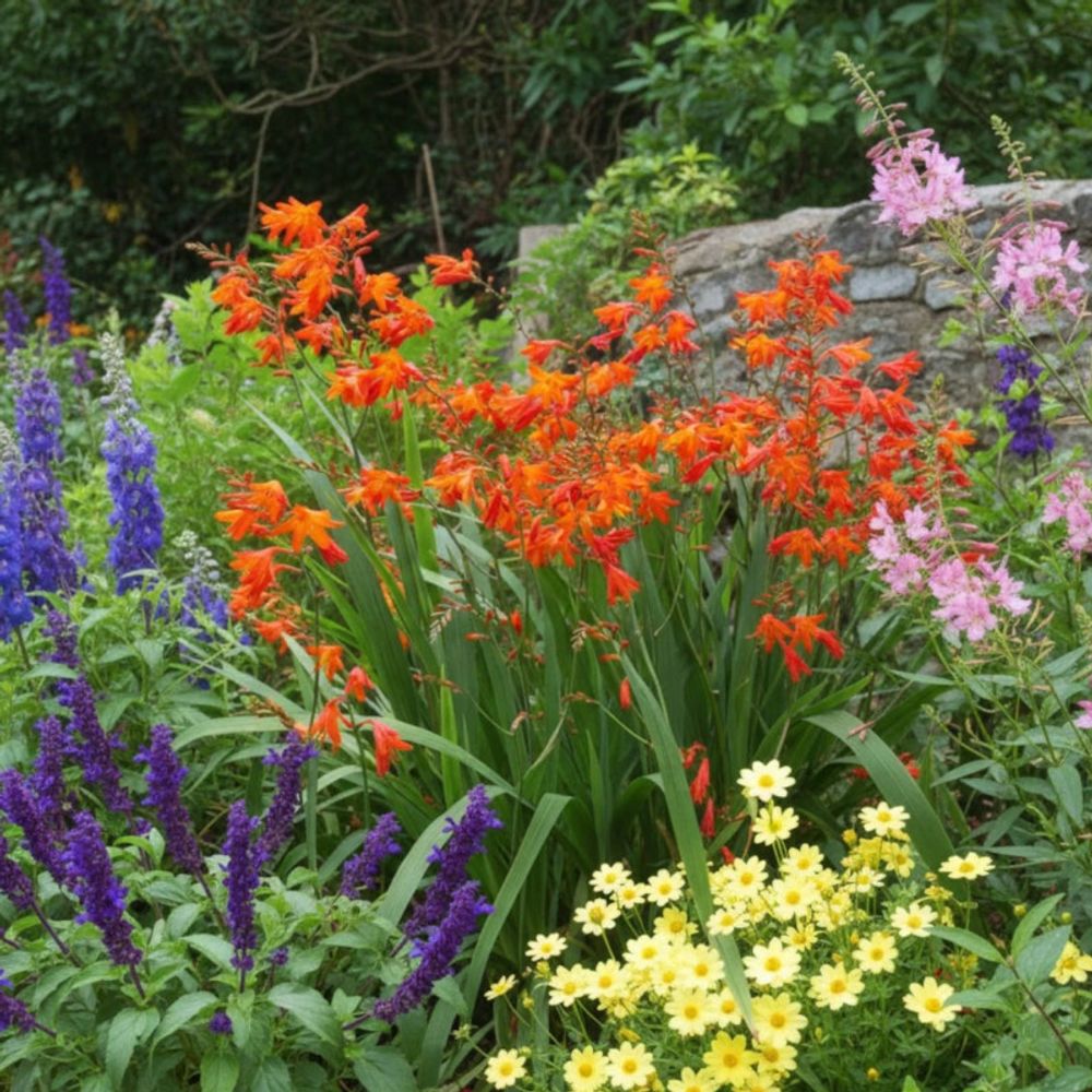 Crocosmia masoniorum, montbretia lot de 5 godets