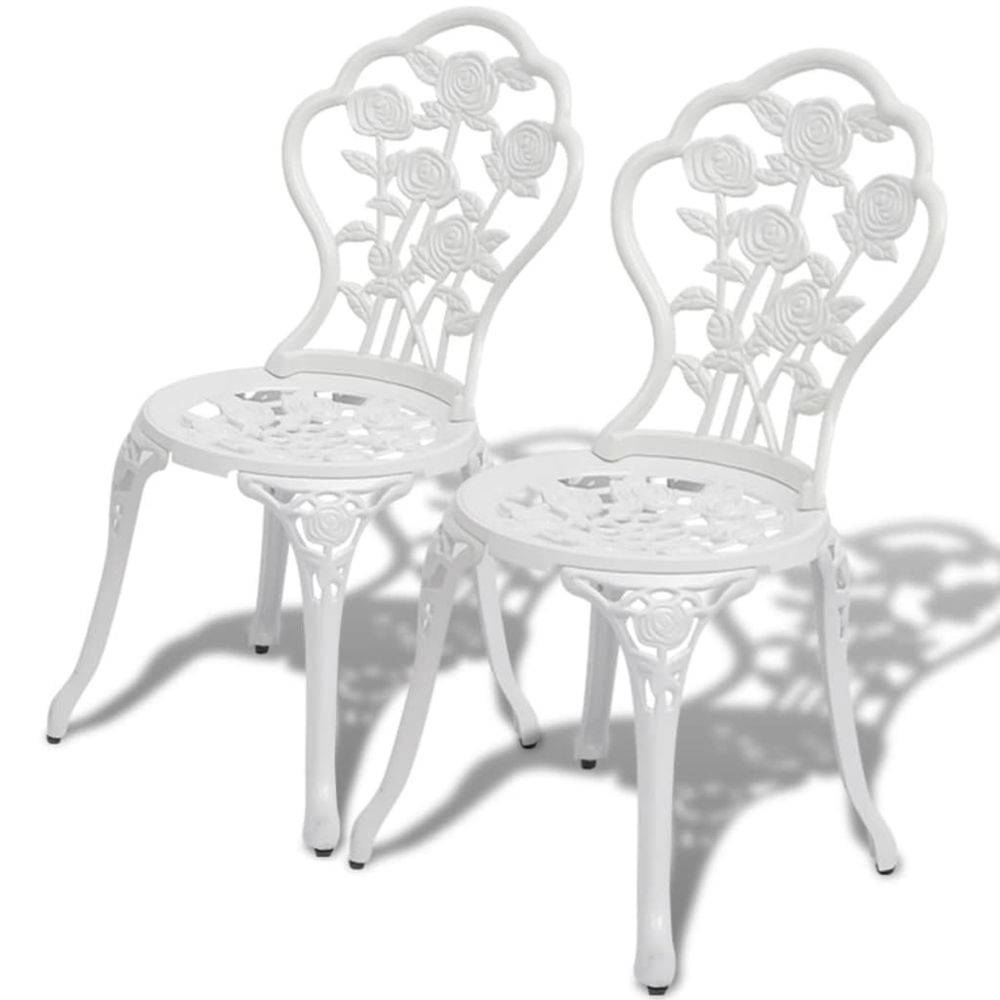 CHAISES DE BISTRO 2 PCS ALUMIN-(866894)