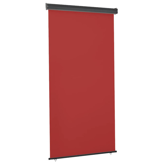 Auvent latéral de balcon 125x250 cm rouge