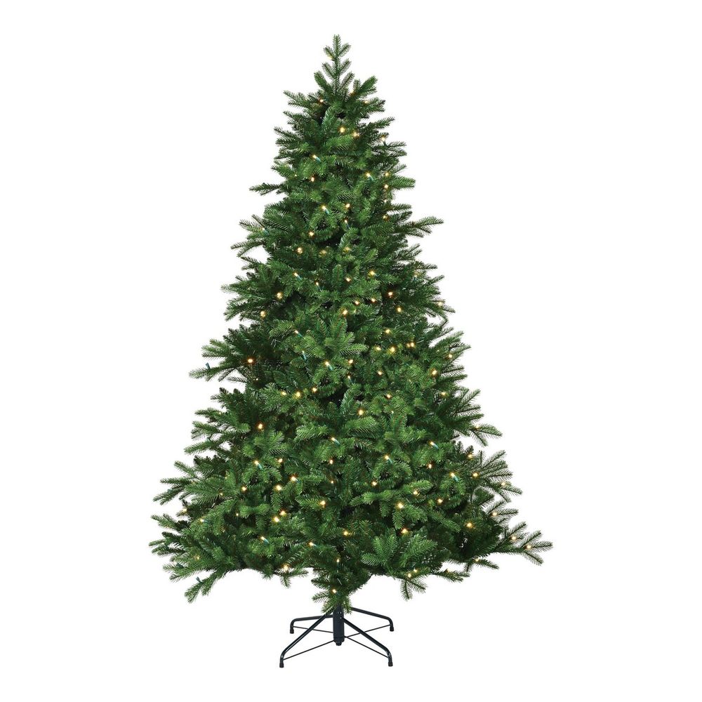 Sapin de noël artificiel brampton h185x127cm - vert