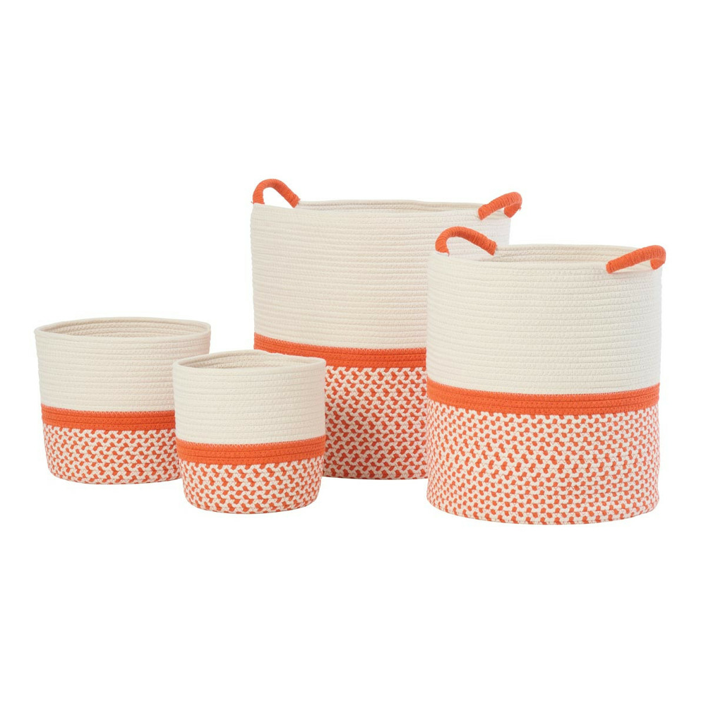 Lot de 4 paniers de rangement 