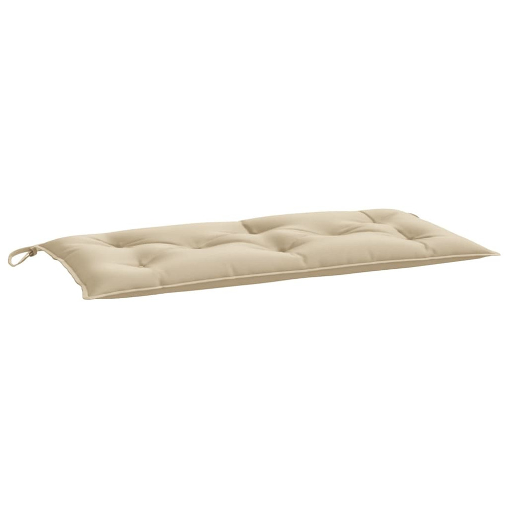 Coussin de banc de jardin beige 100x50x7 cm tissu oxford