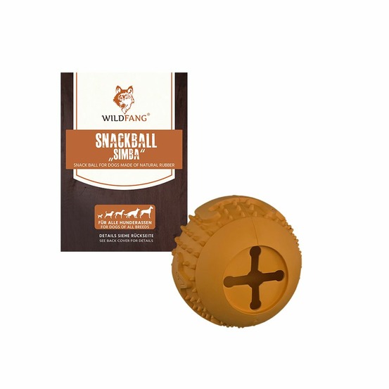Wildfang - snackball « simba » - jouet en caoutchouc naturel