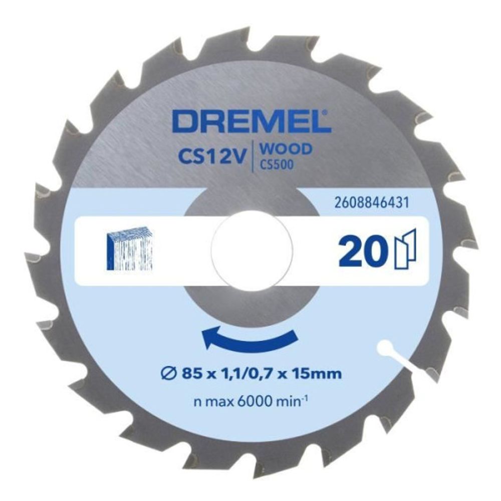Lame bois pour scie circulaire cs500 - blueprint