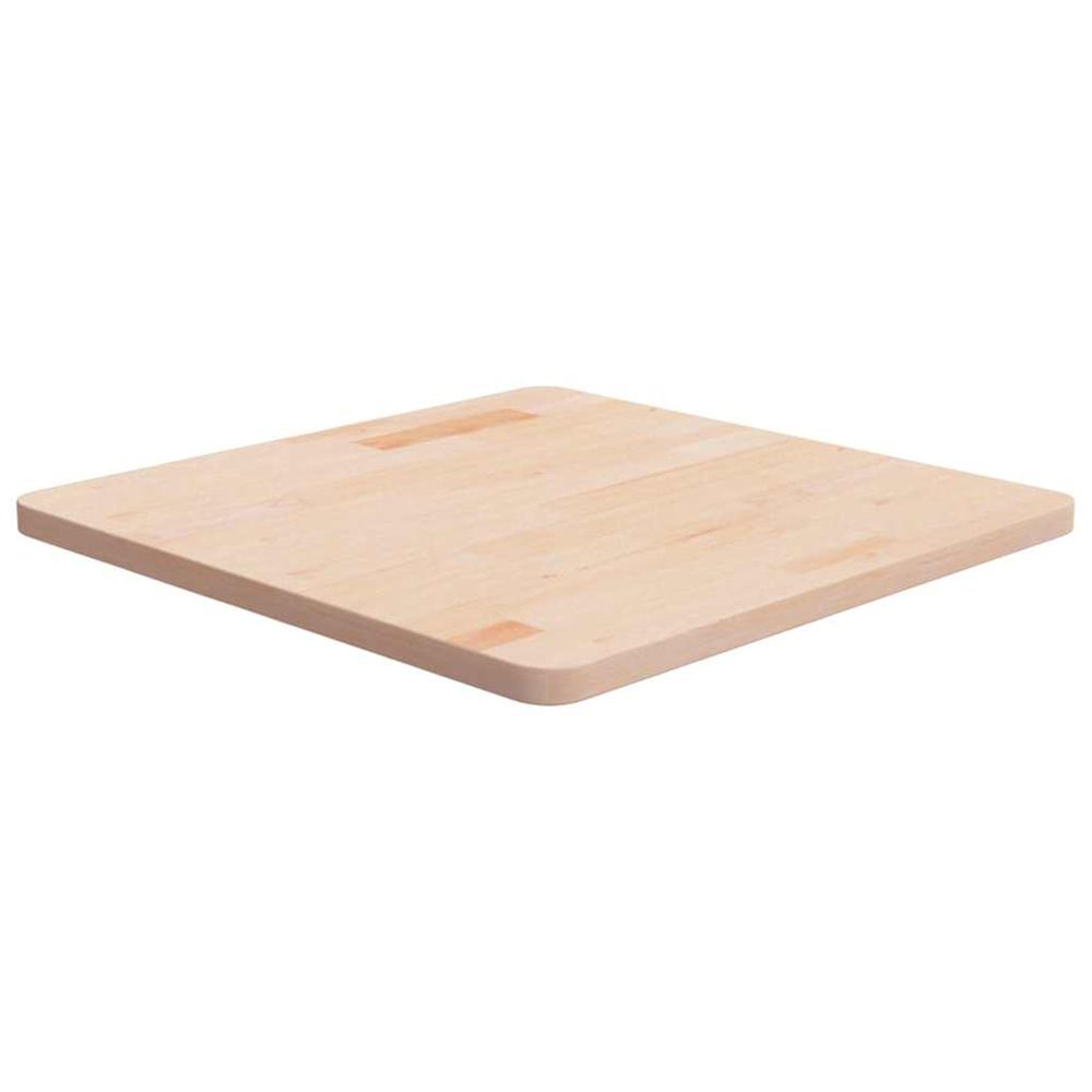 Dessus de table carré 60x60x2,5 cm bois chêne massif non traité