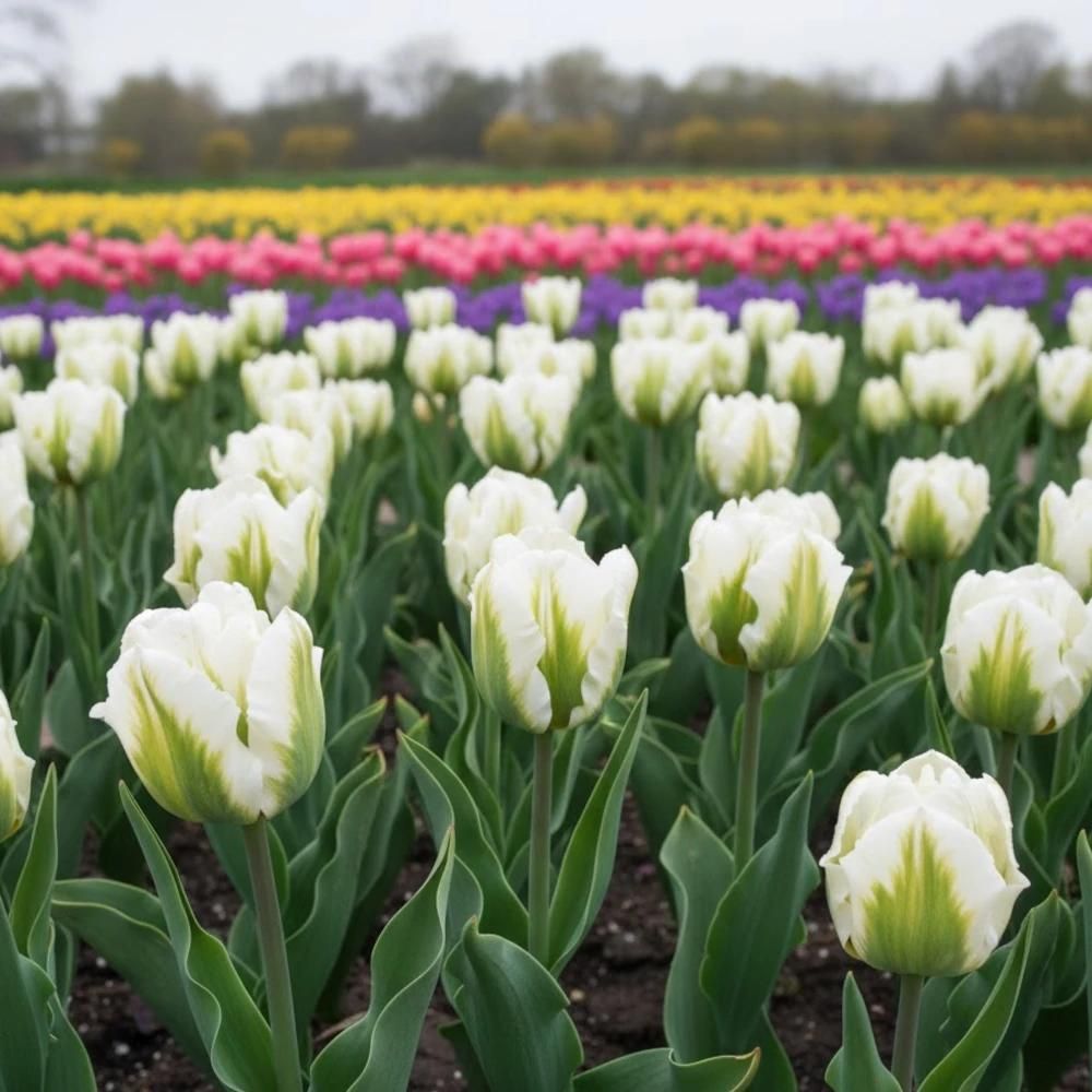 Bulbe de tulipe perroquet super parrot sachet de 8 bulbes