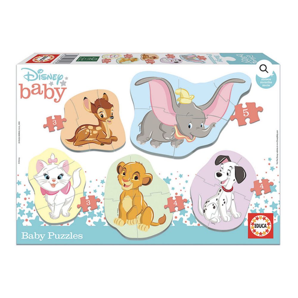 Baby puzzles disney animals 2 a partir de 24 mois