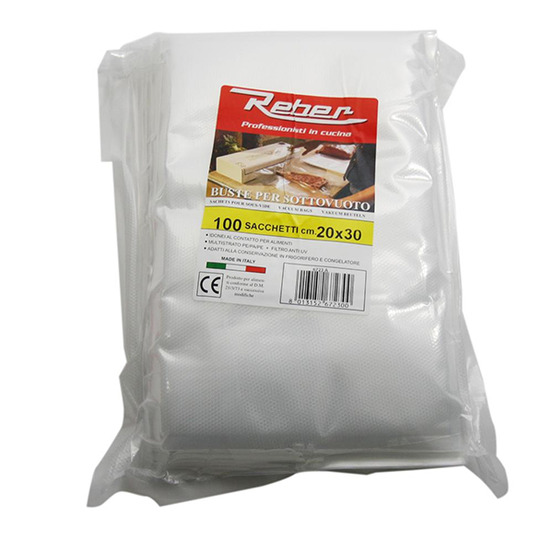 Lot de 100 sacs 20x30 pour appareil à emballage sous vide 9701n et 9700n - 6723a