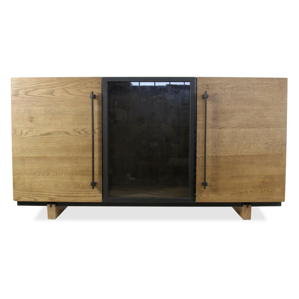 Bahut 2 tiroirs bois marron - interior's