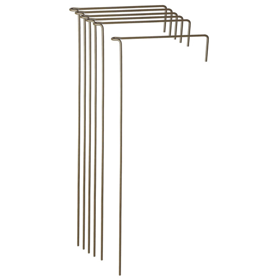 Support à plantes en acier (lot de 6) 60 cm