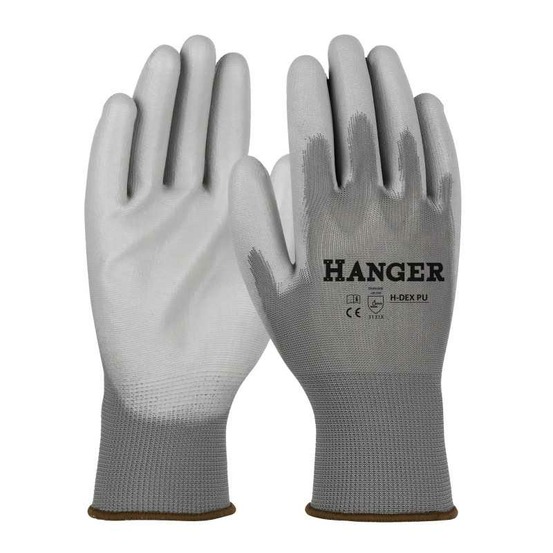 Gants de travail h dex t 09 enduit polyuréthane en 12 paires hanger 300008