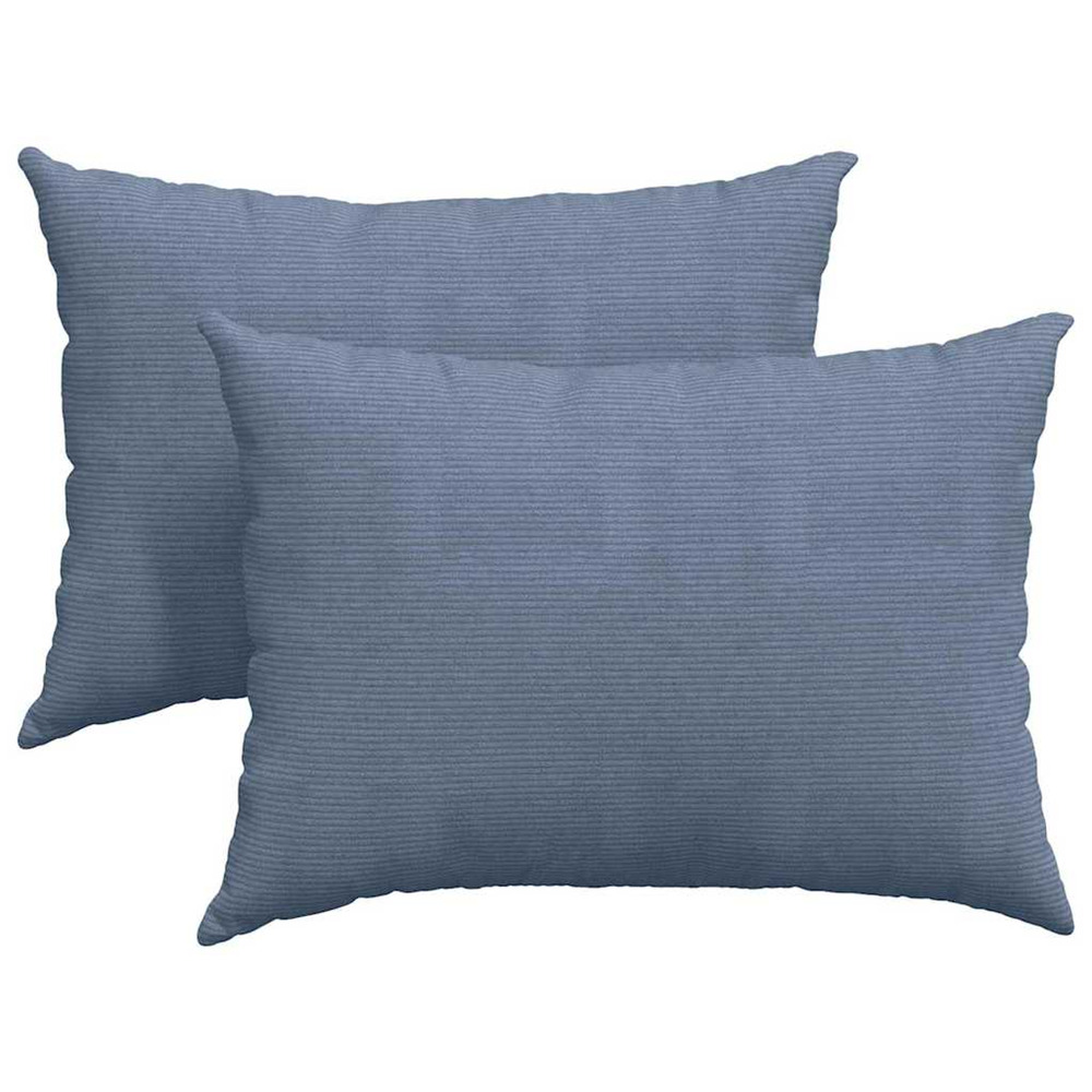 Coussins de canapé 2 pcs bleu 70 x 50 cm