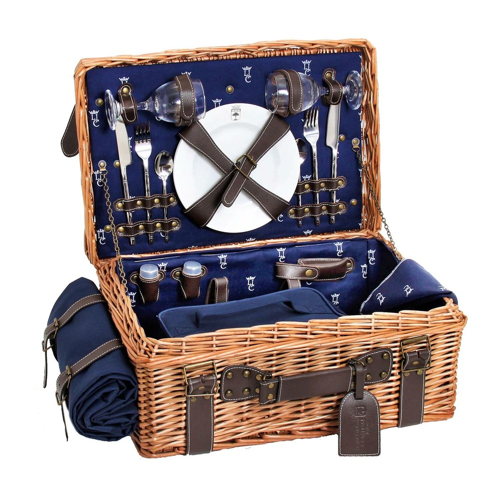 Malle picnic champs-elysées bleu 2p