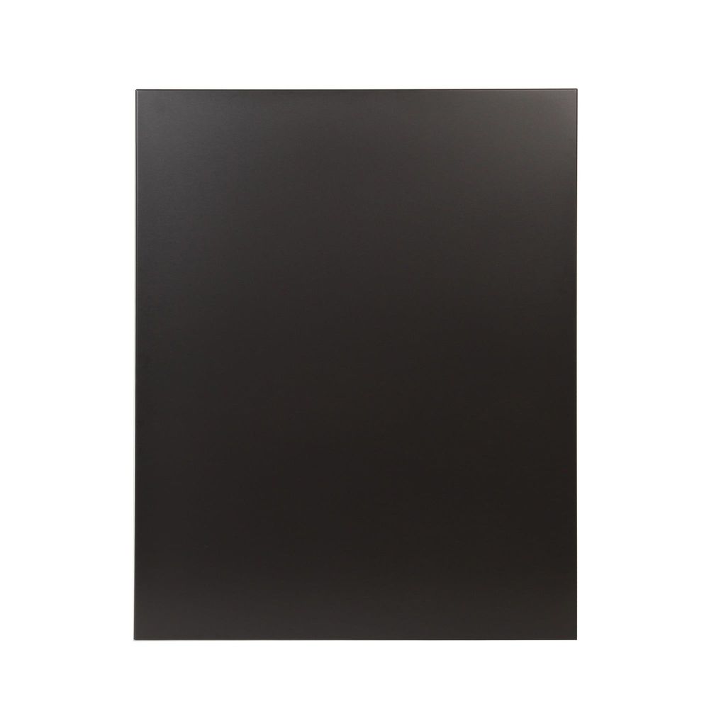 Plaque murale unie noire l80 h100