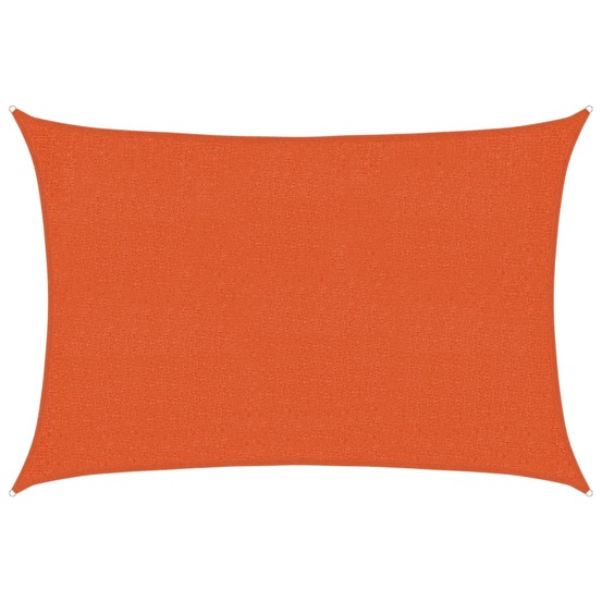 Voile d'ombrage 160 g/m² orange 2x2,5 m pehd