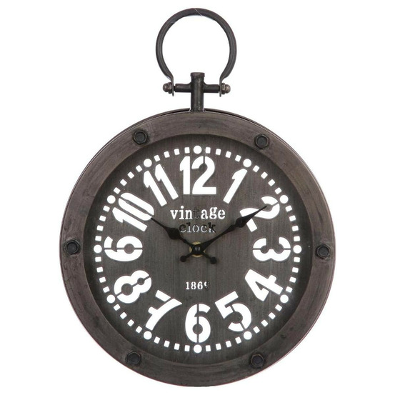 Pendule rétro en métal