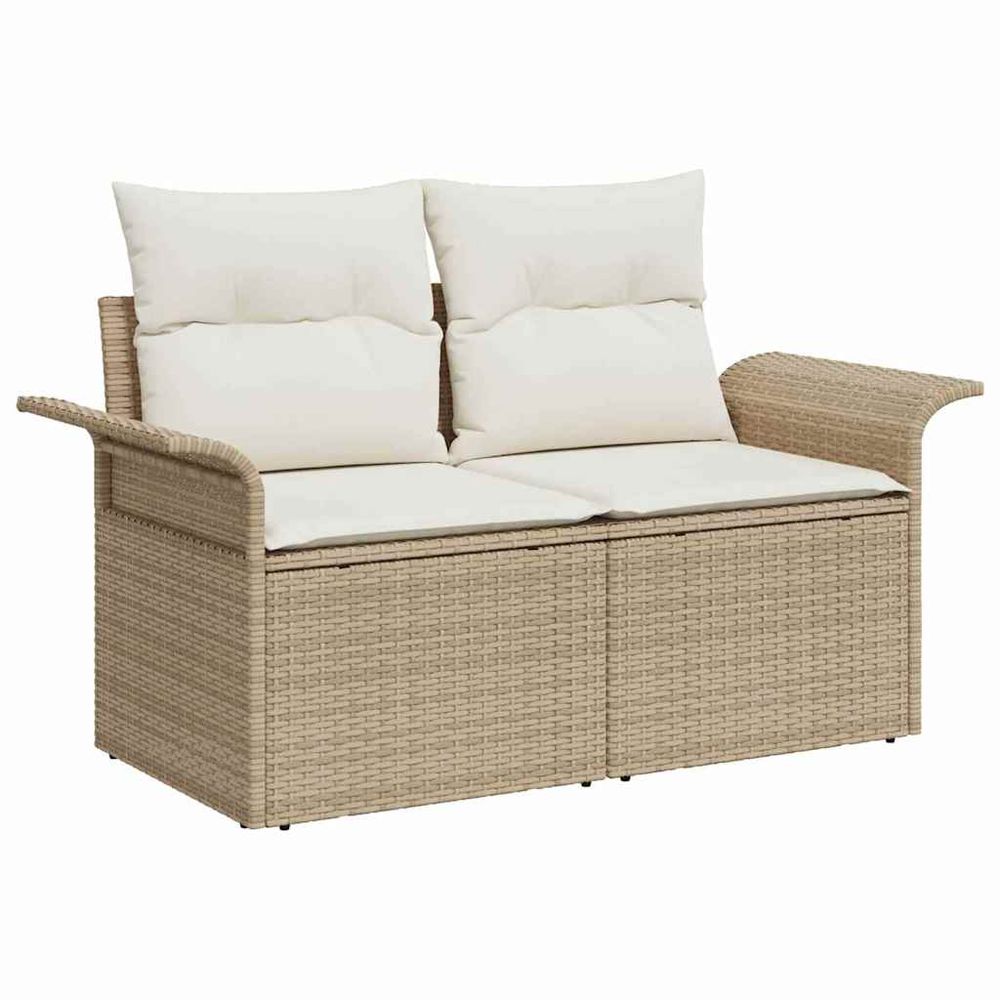 Ensemble de canapé de jardin 5 pc beige
