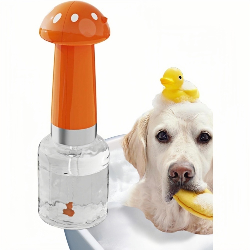 Distributeur de shampooing - automatique, en forme de champignon, pour petit et moyen chien