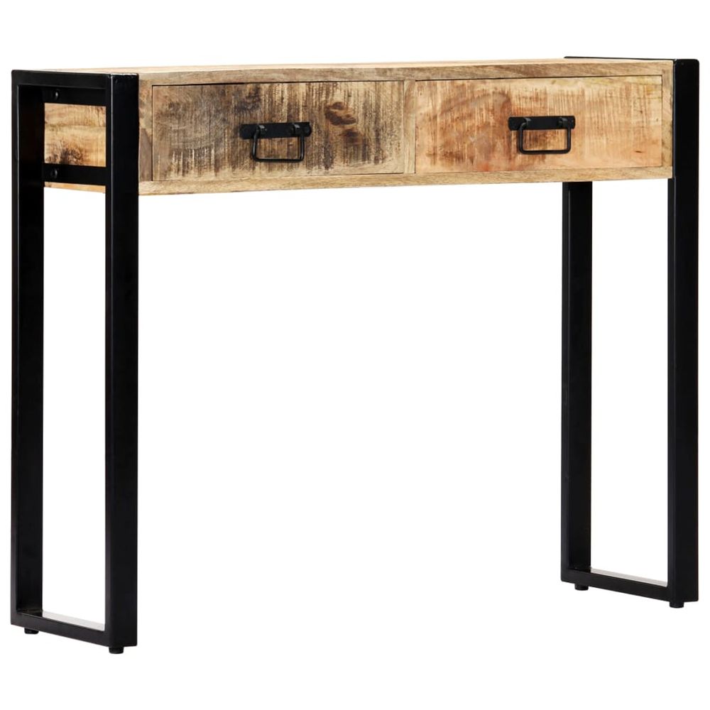 Console 90x30x75cm Bois de manguier