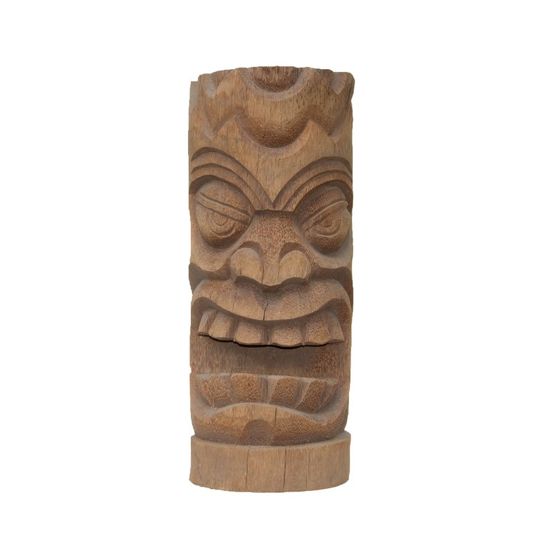 Statue tiki totem mauri 50 cm - brun 50 cm