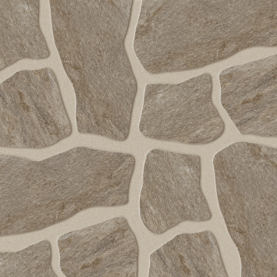 Carrelage effet pierre quartzite gris roche dalle a+b 54x54x2 cm salvero - sol extérieur (vendu par carton de 0,796 m²) - ro'ma carr