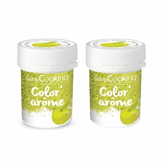 Colorant alimentaire vert arôme pomme 20 g