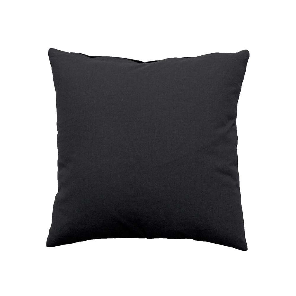 Decostars - coussin déhoussable uni en coton