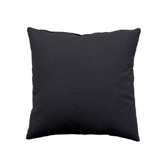 Decostars - coussin déhoussable uni en coton