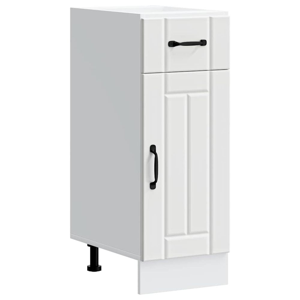 Armoire de cuisine lucca blanc bois d'ingénierie