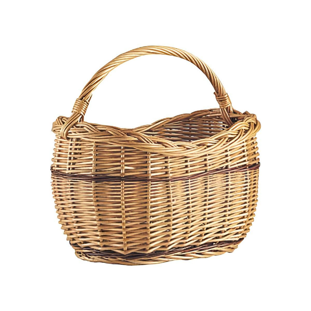 Panier de marché en osier cottage charm