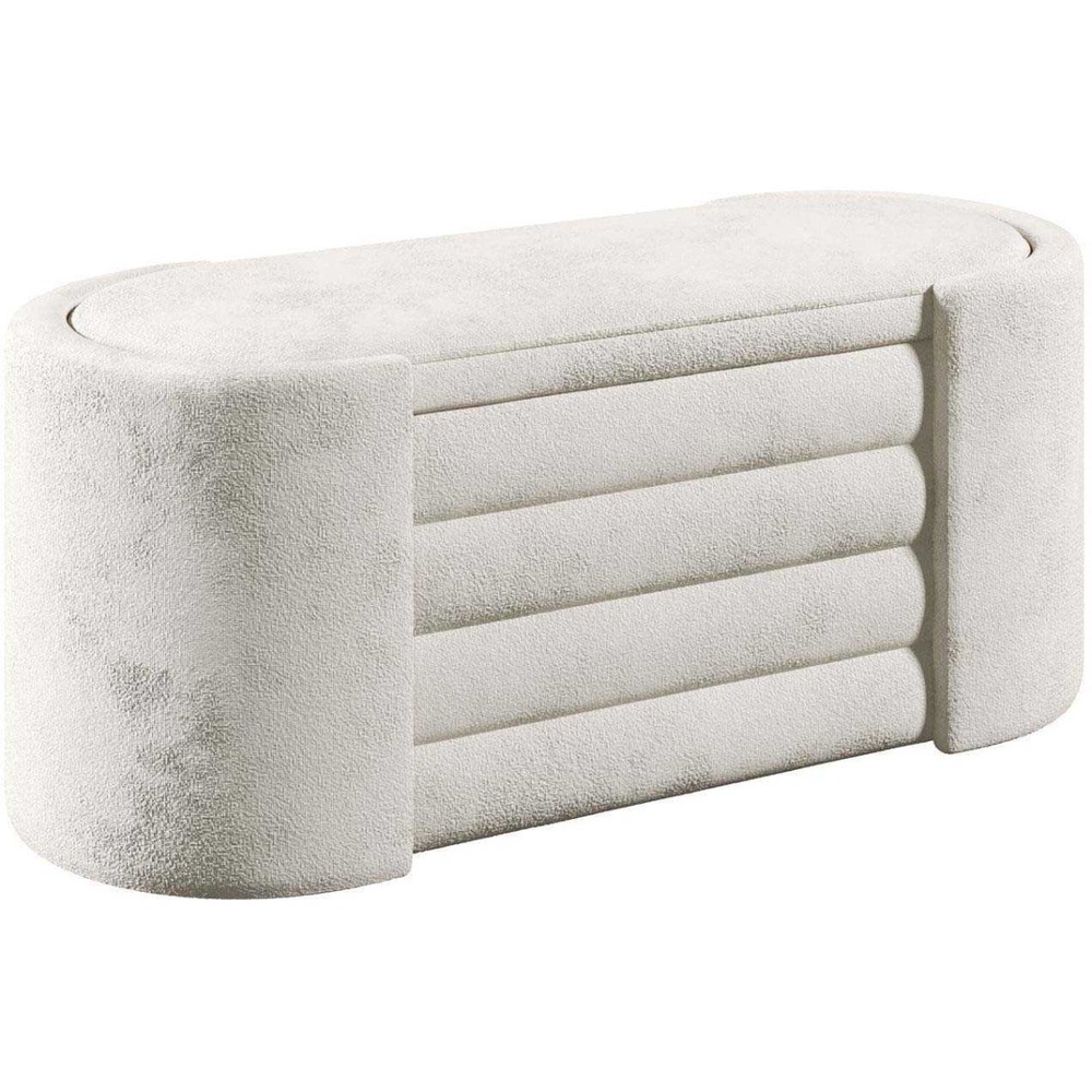 Pouf coffre de rangement rosa boxed