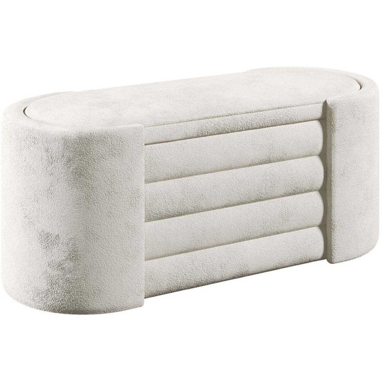 Pouf coffre de rangement rosa boxed