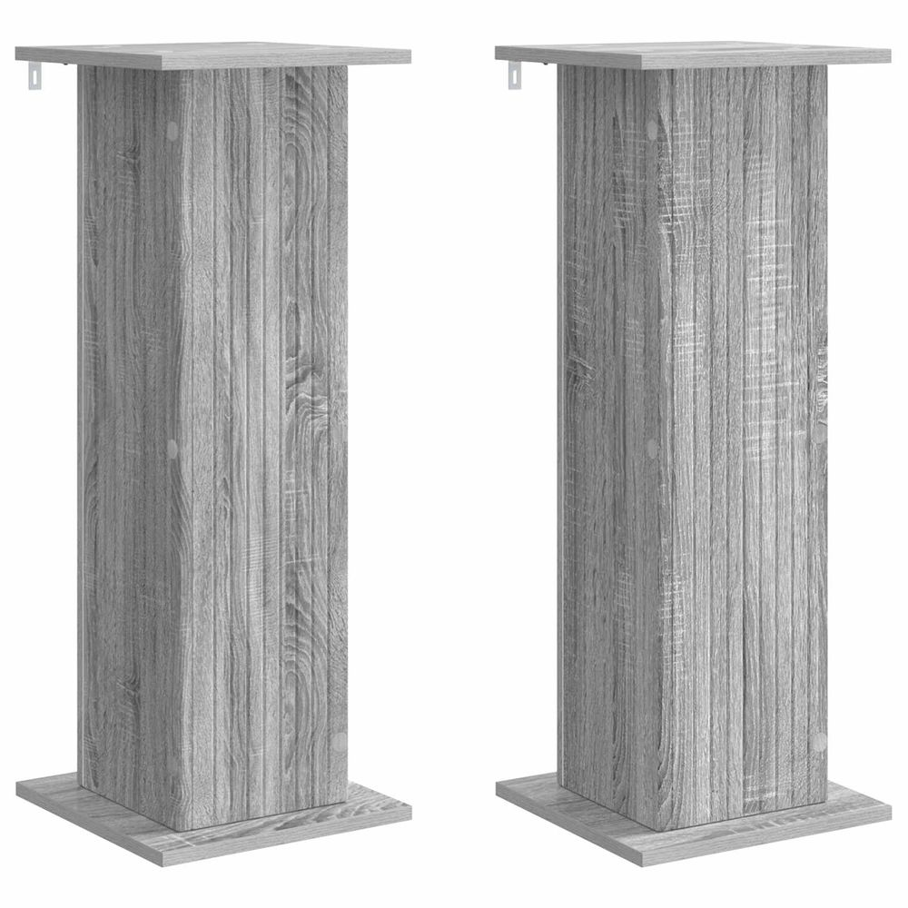 Support de plante 2 pc sonoma gris 30,5 x 30 x 80,5 cm