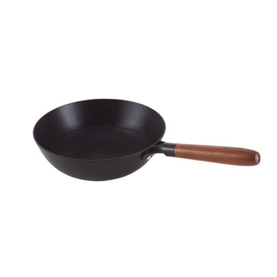 Poêle wok fer émaillé 28cm - 100225