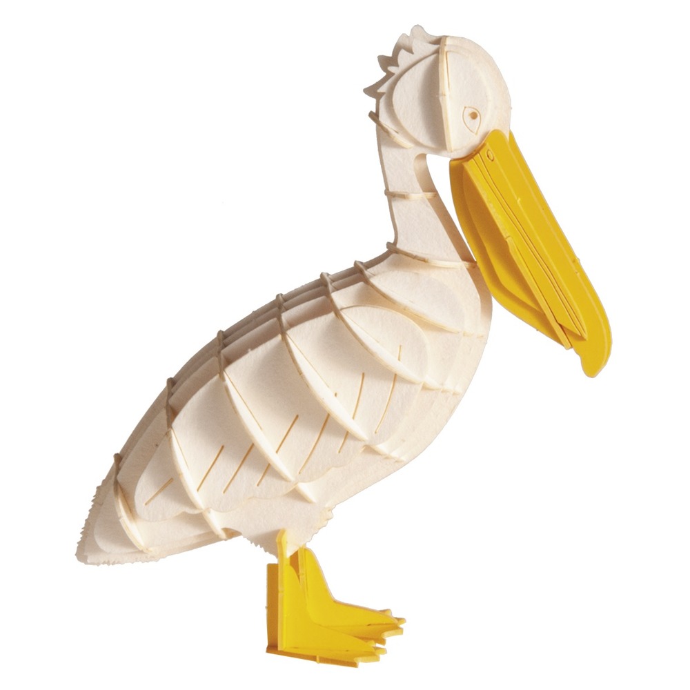 Maquette 3d en papier pélican