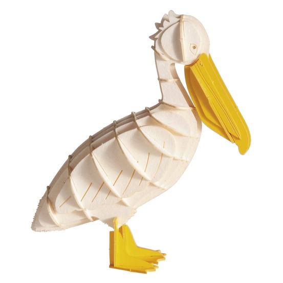 Maquette 3d en papier pélican