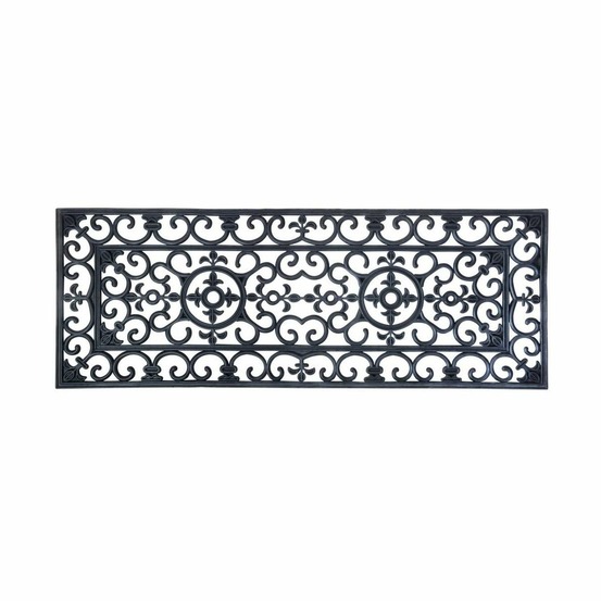 Paillasson en caoutchouc style victorien