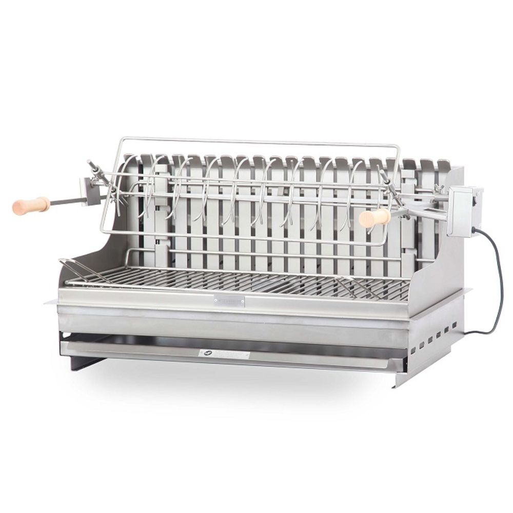 Barbecue à charbon le marquier exclusive irissarry inox 78 x 32 cm