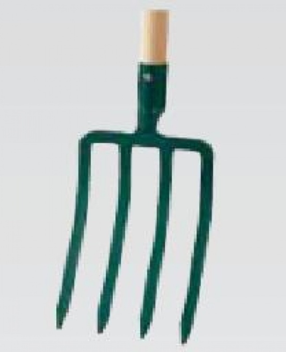 Fourche à bêcher douille 30 cm - manche novagrip pomme