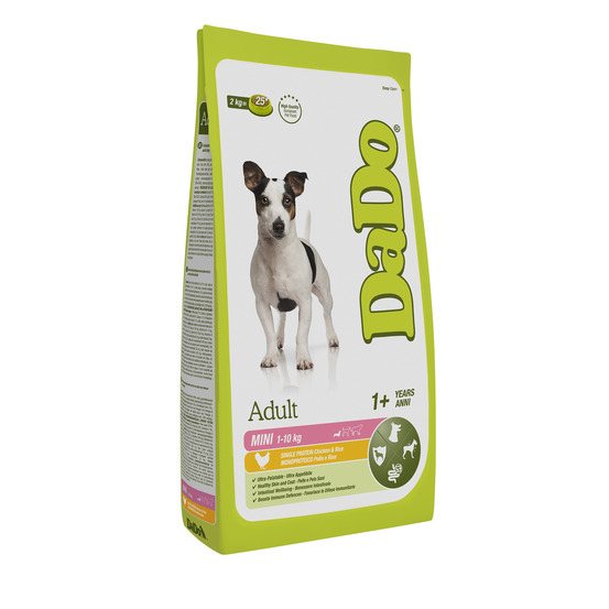 Adult mini breed chicken & rice 2 kg