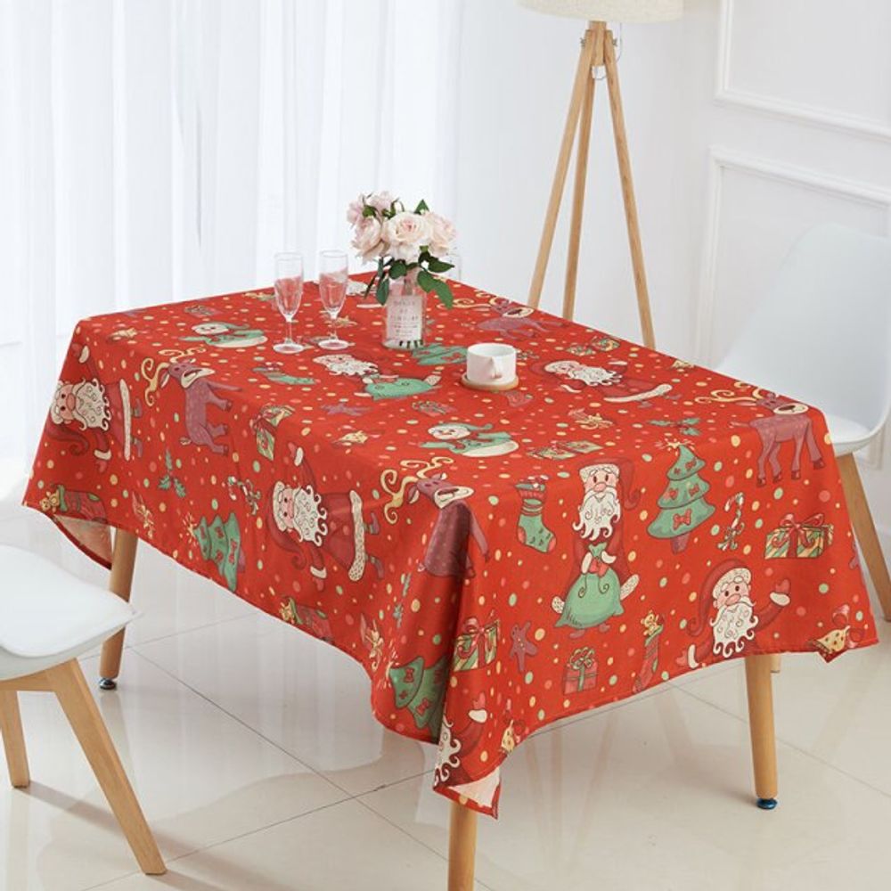 Nappe de noël rouge - 60x60 cm